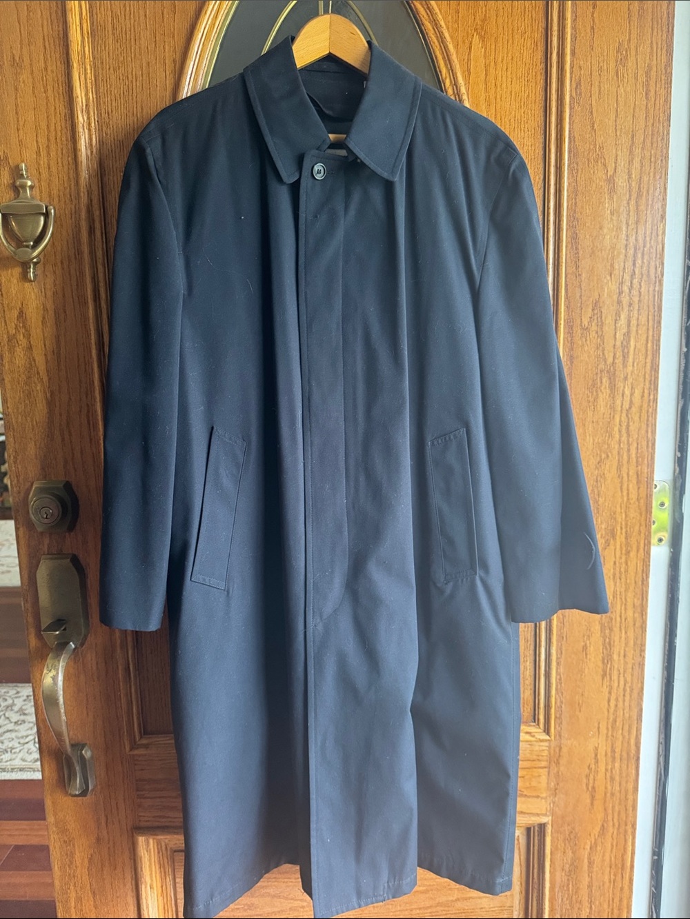 London Fog Navy Trench Coat
